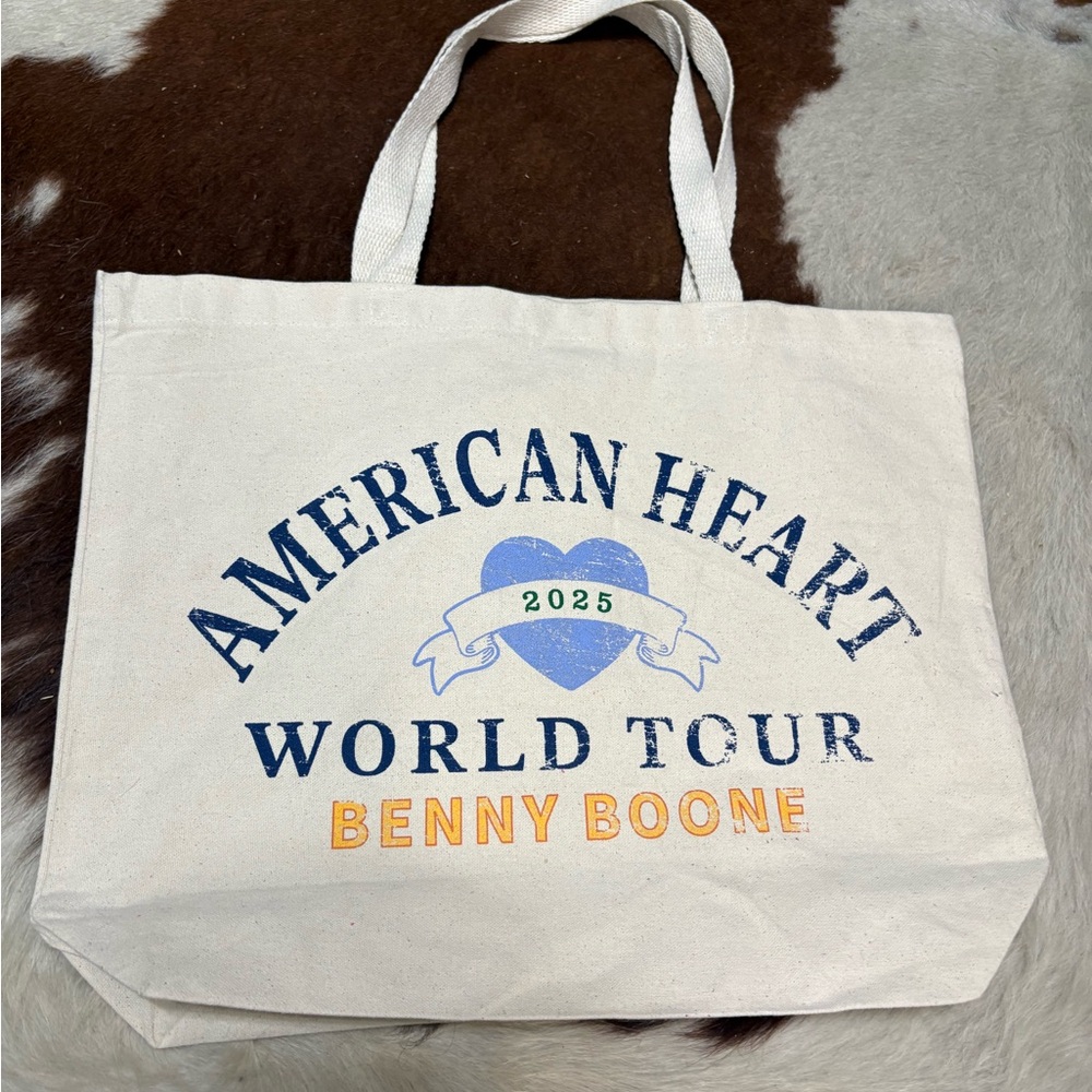 Benson Boone American Heart World Tour Tote Bag 2025